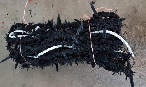 Cuerdas nylon negro con rabiza